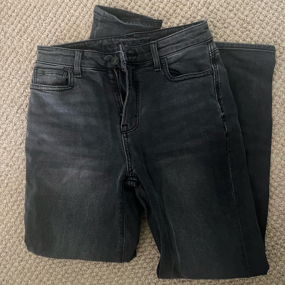 Black American Eagle Mom Jean